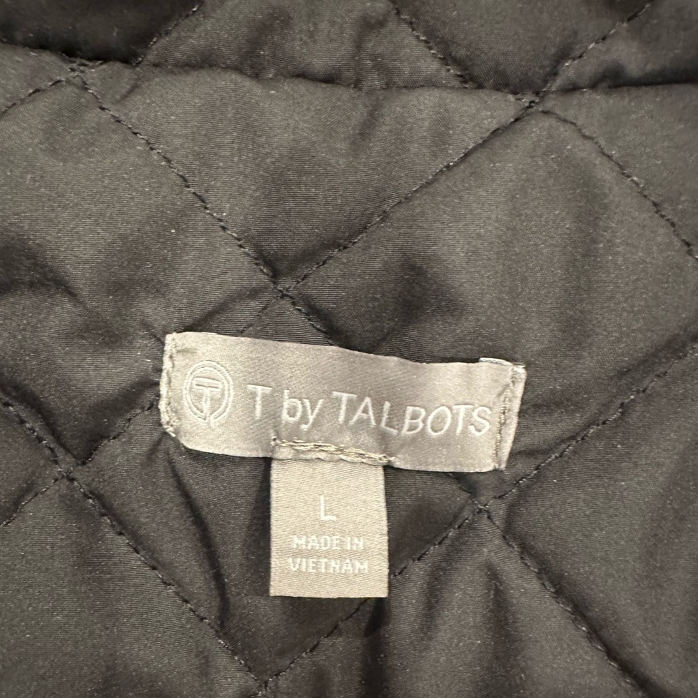 T By Talbots Black Vest. Size Large. - image 3